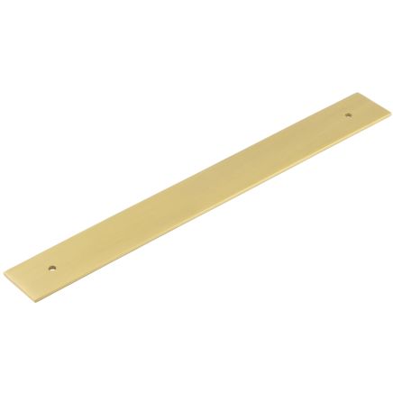 Hoxton Fanshaw Backplates for Cabinet Handles 268x30mm Satin Brass - By Frelan Hardware - HOX5060SB
