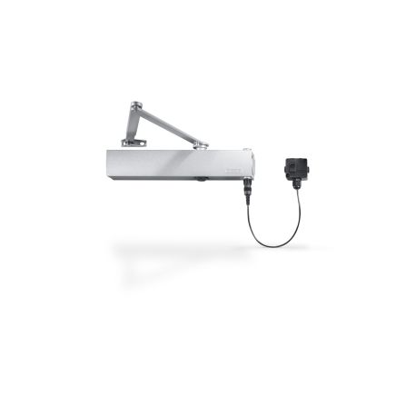 GEZE TS4000E Electromagnetic Fire Door Closer - Power Size EN 1-6 - Silver