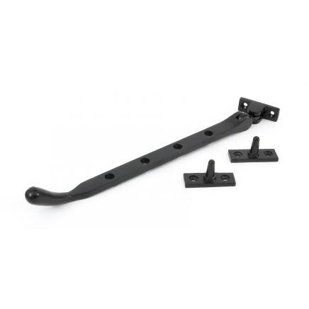 Black 10" Cast Peardrop Stay