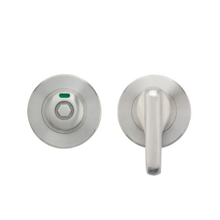 Zoo Hardware Disabled Turn and HEX Release complete with indicator - 52mm Rose - Grade 304 - Satin Stainless