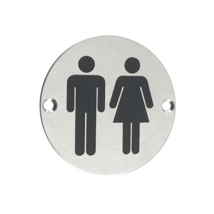 Zoo Hardware Sex Symbol - Unisex - 76mm dia - Satin Stainless
