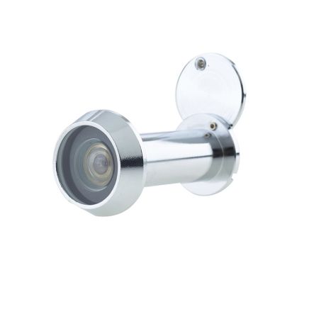 Jedo 180 Degree Door Viewers to Fit 50-70mm Doors FD30/60 C/W Intumescent Polished Chrome - By Frelan Hardware - JV945PC