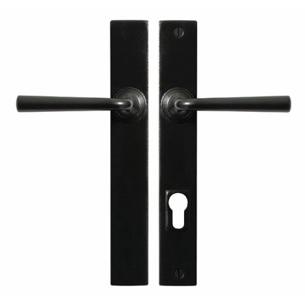 Padstow Flat Black Multipoint Handle (Patio - Unsprung) - Flat Black