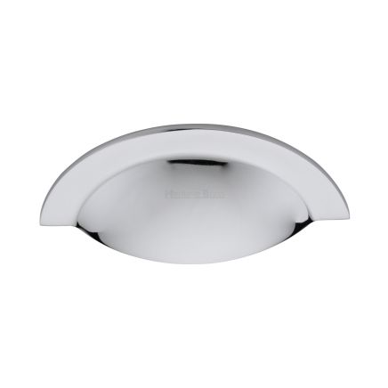 Heritage Brass Drawer Pull 57mm CTC Polished Chrome finish