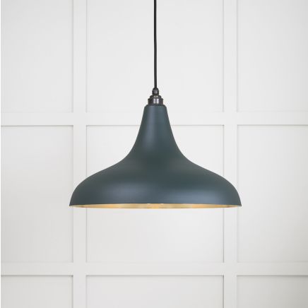 Smooth Brass Frankley Pendant in Dingle
