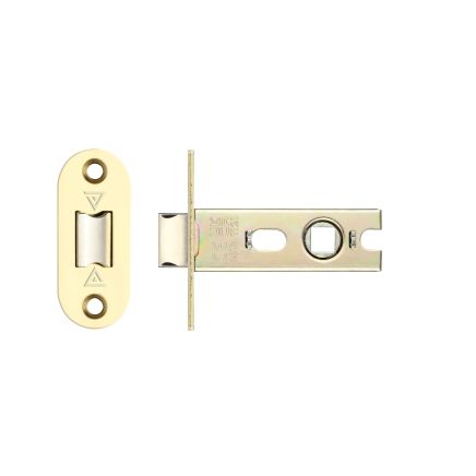 Zoo Hardware Project tubular latch 64mm - Radius - Polished Brass