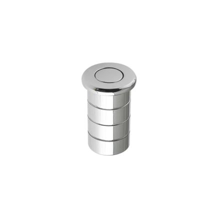 Zoo Hardware Dust Socket for Flush Bolts - Concrete 20mm dia. x 38mm - Polished Chrome