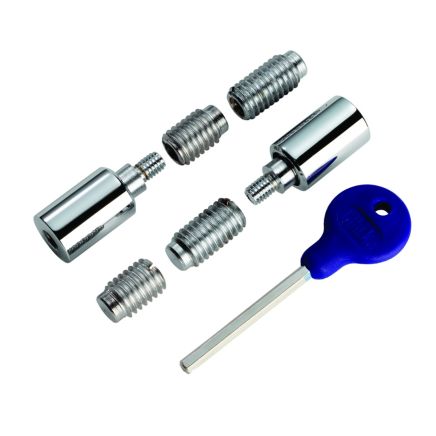 Sash Window Stop - Polished Chrome