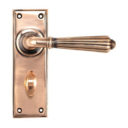 Polished Bronze Hinton Lever Bathroom Set