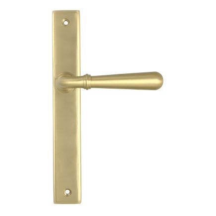 Satin Brass Newbury Slimline Lever Espag. Latch Set