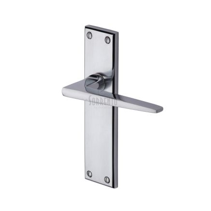 Sorrento Door Handle Lever Latch Swift Design Apollo finish