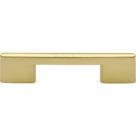 Heritage Brass Cabinet Pull Victorian Design 96mm CTC Polished Brass finish