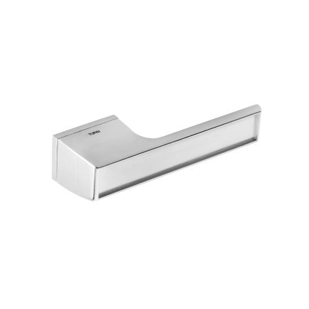 Tupai Rapido VersaLine Tobar Lever Door Handle on Long Rose - (Without Decorative Plate) - Satin Chrome (Pair)