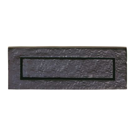 Traditional Letter Plate - Black Antique