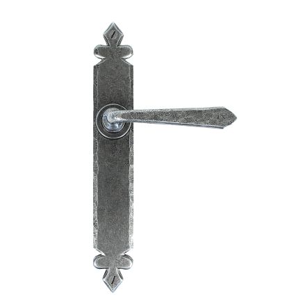 Pewter Cromwell Lever Latch Set