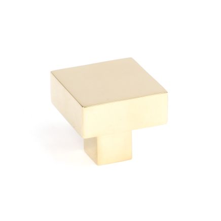 Polished Brass Albers Cabinet Knob - 30mm