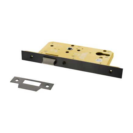 Atlantic DIN Radius Heavy Duty Latch 60mm backset - Matt Gun Metal