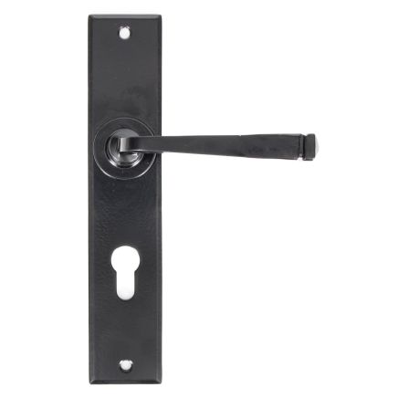 Black Large Avon 72mm Centre Euro Lock Set