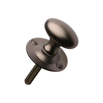 Heritage Brass Oval Thumbturn w/o Bolt Matt Bronze finish