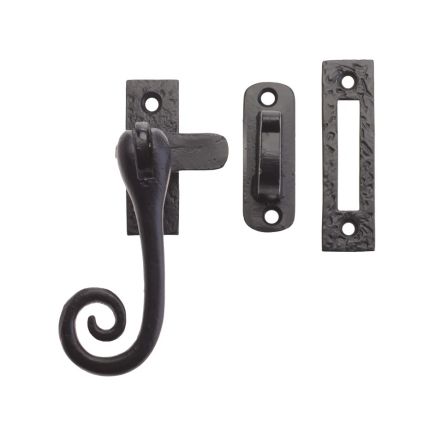 Zoo Hardware Curly Tail Casement Fastener - 4" - Black