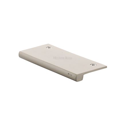 Heritage Brass EPT Edge Pull Cabinet Handle 100mm Satin Nickel finish