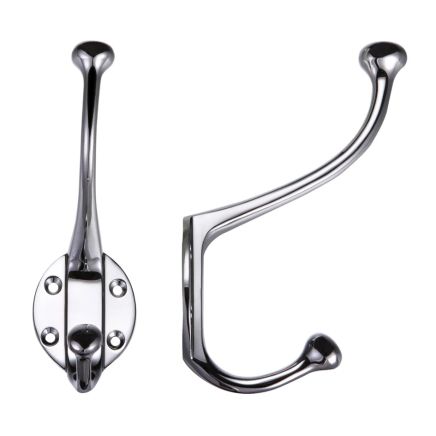 Zoo Hardware Hat and Coat Hook - Polished Chrome