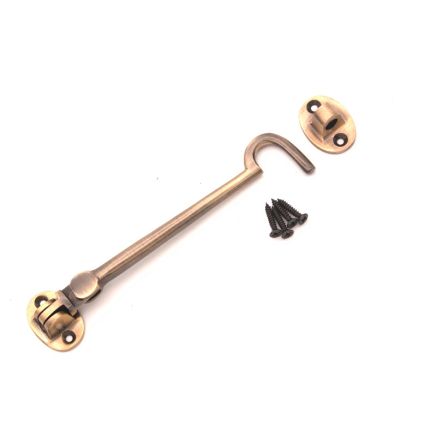 Silent Cabin Hook 8" - 200mm Antique Brass