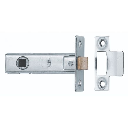 Tubular Latch 76mm - Nickel Plate