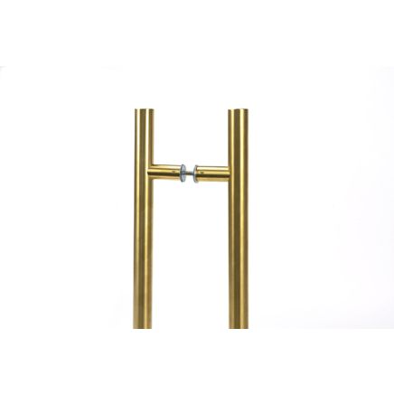 Aged Brass (316) 1.2m T Bar Handle B2B 32mm Ø