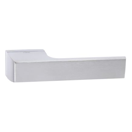 Tupai Rapido RetaLine Panela Lever Door Handle on Long Rose - Satin Chrome