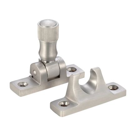 Zoo Hardware Brighton Pattern Sash Fastener - Satin Chrome