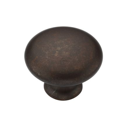 Classic Round Knob 035mm Matt Bronze finish