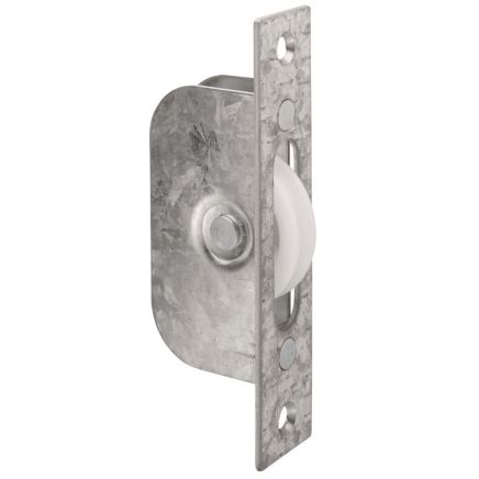 Sash Window Axle Pulley Galvanised Forend  - Galvanised