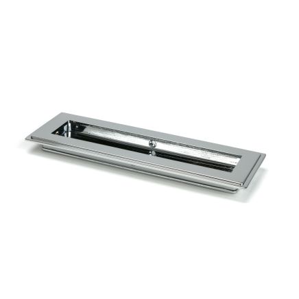 Polished Chrome 175mm Art Deco Rectangular Pull