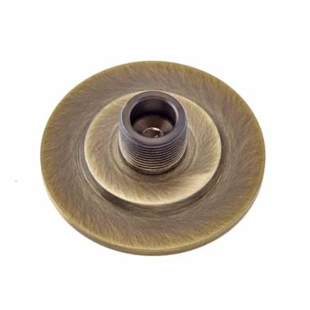 Burlington Stepped Bases to Suit Wall Mounted Doorstops Antique Brass - By Frelan Hardware - BUR973AB