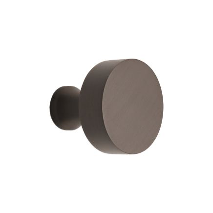 Round Cupboard Knob Gunmetal Grey