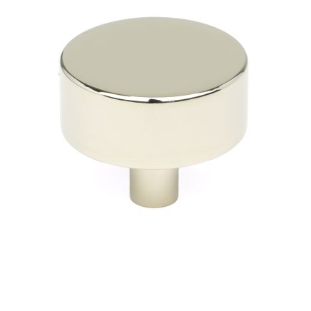Polished Nickel Kelso Cabinet Knob - 38mm (No rose)