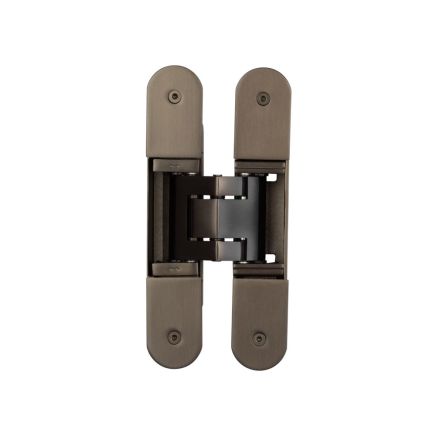 Ghost 160mm 3D Concealed Hinge Dark Bronze - By Frelan Hardware - CH100DB