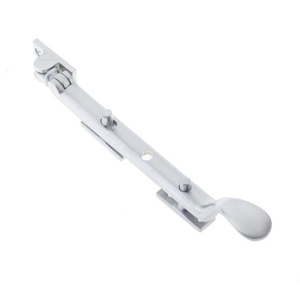 Victorian Casement Stays 200mm Satin Chrome - By Frelan Hardware - JV44ASC
