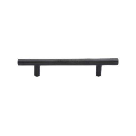 Heritage Brass Cabinet Pull Bar Design 101mm CTC Matt Black Finish