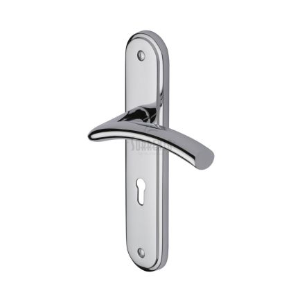 Sorrento Door Handle Lever Lock Tosca Design Polished Chrome finish