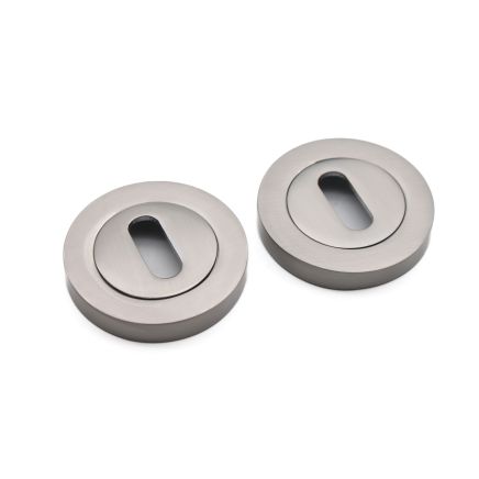 Oval Standard Escutcheon Satin Nickel
