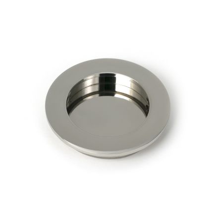Polished Marine SS (316) 75mm Plain Round Pull