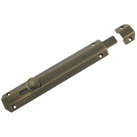 Zoo Hardware Surface Bolt 202mm - Florentine Bronze