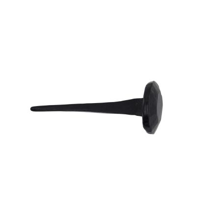 Black 2" Handmade Nail