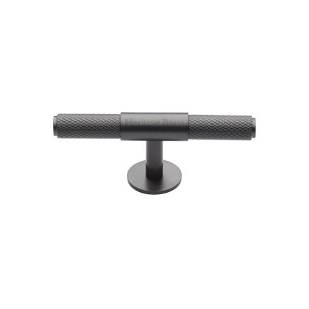 Heritage Brass Cabinet Knob Knurled Fountain Design 90mm Matt Bronze finish