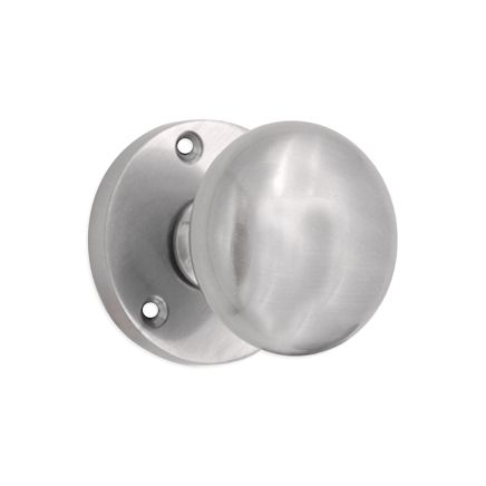 Victorian Door Knob Satin Chrome