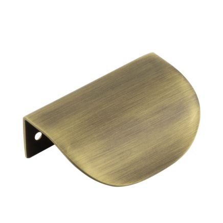 Burlington 75mm Antique Brass Arched Edge Pull - By Frelan Hardware - BUR941AB