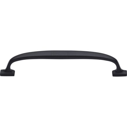 Heritage Brass Cabinet Pull Durham Design 160mm CTC Matt Black Finish