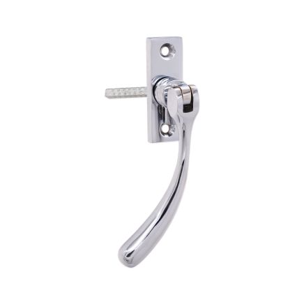 Peardrop Espag Locking Fastener (LH) Polished Chrome